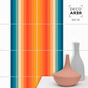 Pop Stripes Tiles - Decorera Home - Cool Home Decorative Vinyls