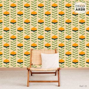 Pop Nature Wallpaper - Decorera Home - Cool Home Decorative Vinyls