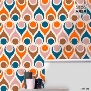 Pop Drops Wallpaper - Decorera Home - Cool Home Decorative Vinyls
