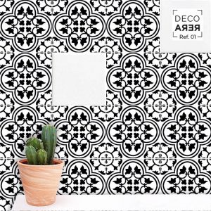 Modernist Flower Tiles - Decorera Home - Cool Home Decorative Vinyls