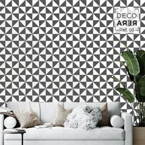 Modernist Triangles Wallpaper - Decorera Home - Cool Home Decorative Vinyls