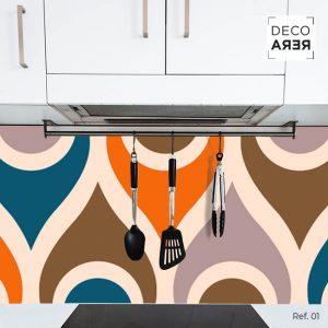 Vintage Backsplash - Decorera Home - Cool Home Decorative Vinyls