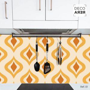 Vintage Backsplash - Decorera Home - Cool Home Decorative Vinyls