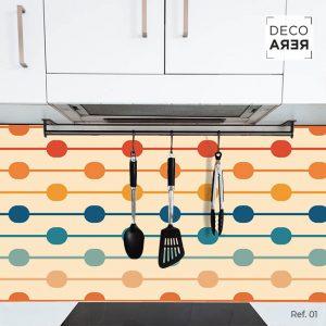 Vintage Backsplash - Decorera Home - Cool Home Decorative Vinyls