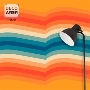 Pop Stripes Wallpaper - Decorera Home - Cool Home Decorative Vinyls