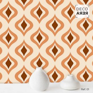 Pop Flame Wallpaper - Decorera Home - Cool Home Decorative Vinyls