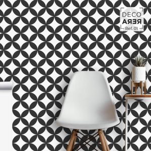 Modernist Petals Wallpaper - Decorera Home - Cool Home Decorative Vinyls