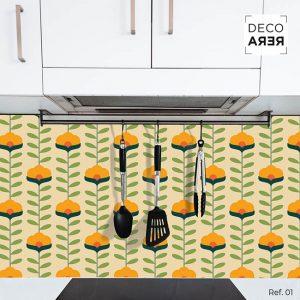 Vintage Backsplash - Decorera Home - Cool Home Decorative Vinyls